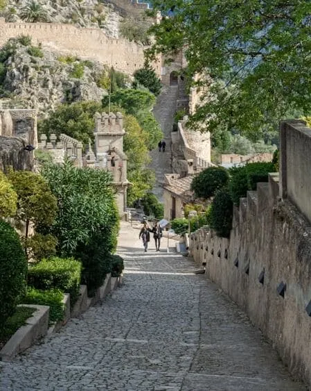 Vistas desde el castillo de Xàtiva sobre la comarca