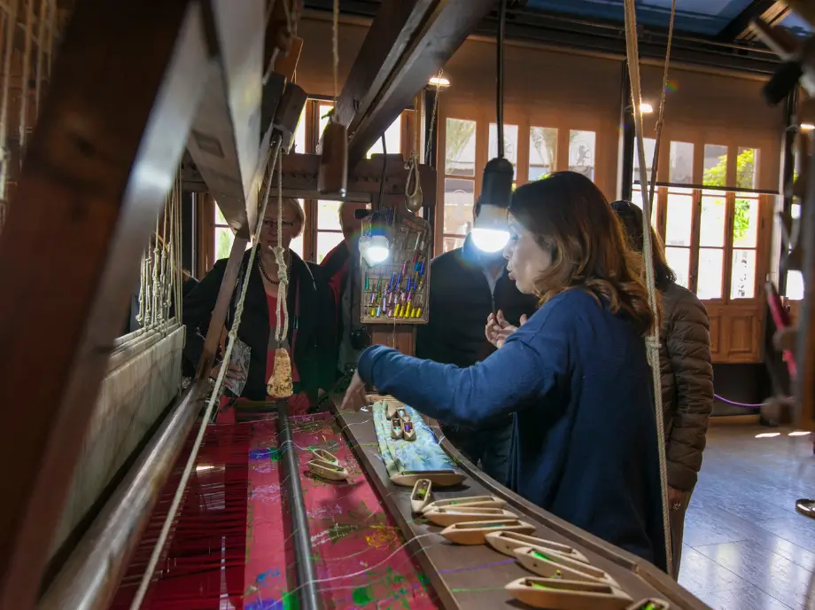 Atelier d'artisanat de la soie à Valence