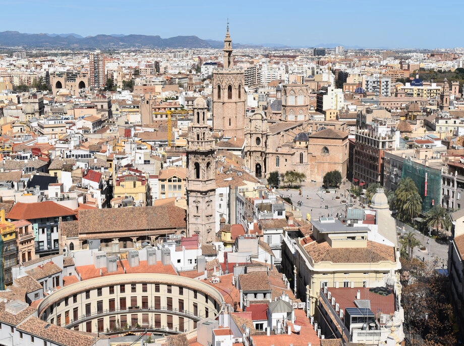 Centro histórico en el tour privado por Valencia