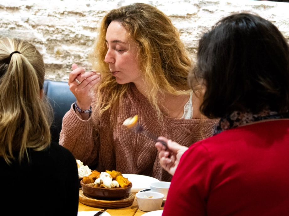 Tapas durante el tour