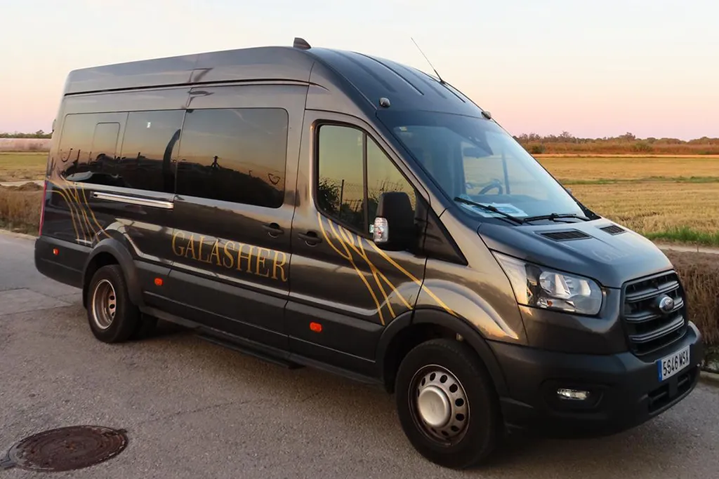 Minibús de Valencia&Go para grupos reducidos